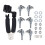 Guitar String Winder Tool with Comfortable Handle for Easy and Fast String Changing Silver 4