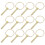 Conjunto de 12 pinos de engate zincados para trator e reboque (3,93 x 2,04 x 0,59 polegadas). 3