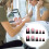 Pink Duck Bill Fake Nails, Black Tip, Unbreakable 5