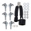 Guitar String Winder Tool with Comfortable Handle for Easy and Fast String Changing Silver 6