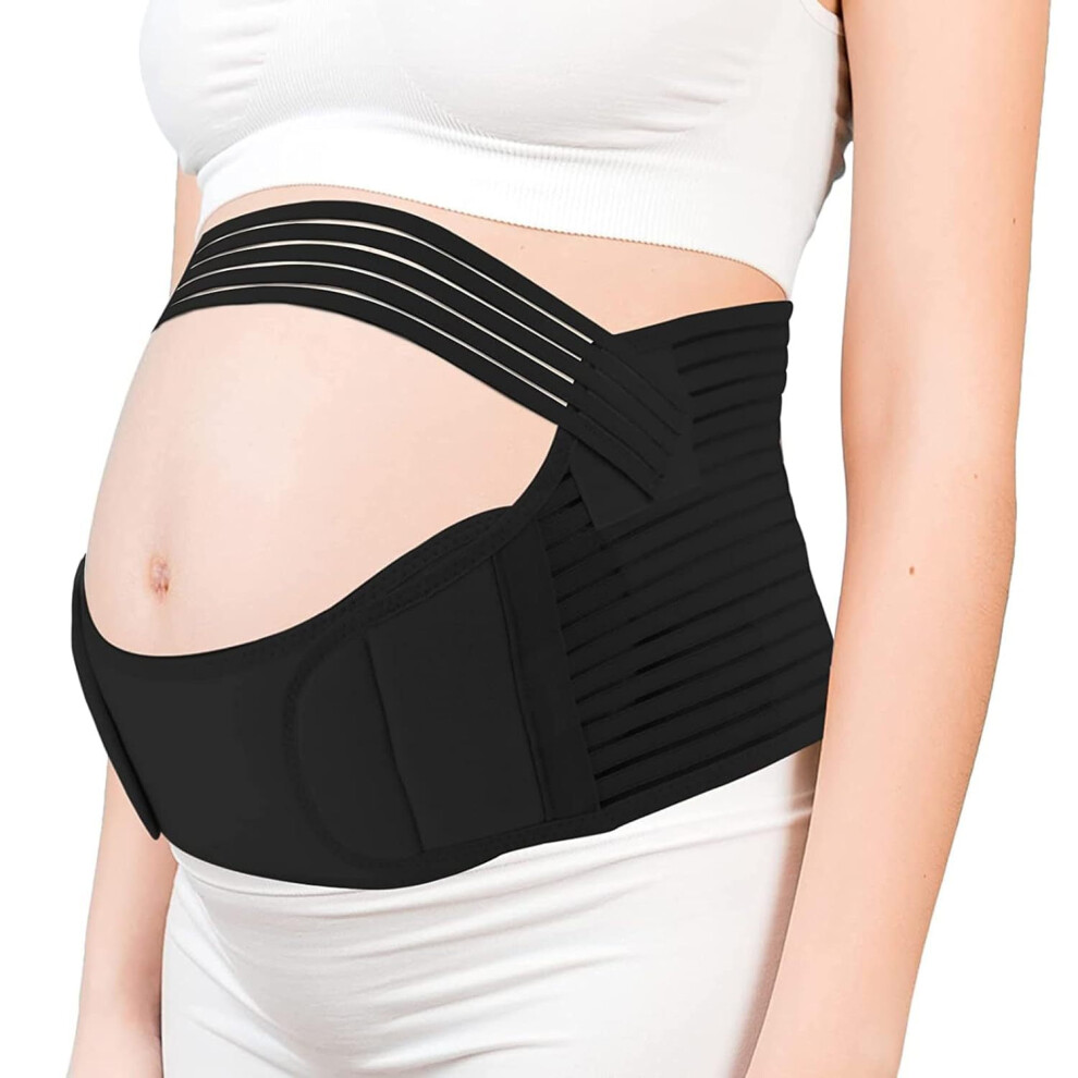 Adjustable Pregnancy Support Belt for Back, Pelvic & Hip Pain Relief â Compatible with All Maternity Needs, XL