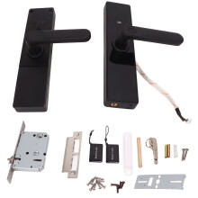 Low Power Consumption Biometric Door Lock Keyless Entry Fingerprint Access Electronic Lock With Emergency USB Charging Adjustable Latch Smart