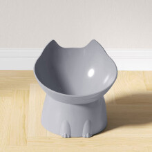 15 kallistuva liukumaton lemmikkikulho, kaatumaton ja roiskeenkestävä koiran ja kissan kulho, helposti puhdistettava muovinen ruokinta-automaatti
