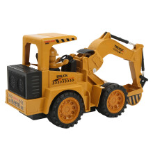 1:18 RC Excavator Model - 13.5x11x30cm, Lithium Battery, Easy Control