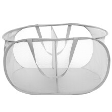 Opvouwbare wasmand met handvatten voor de slaapkamer, vuile wasmand (1 set)