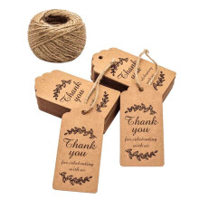 ROSENICE Paper Tags Assorted Colors 100 pcs
