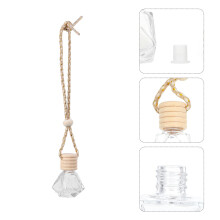 ROSENICE 6 Pcs Car Perfume Bottle Car Interior Scent Freshener for Women Car Decoration Accessory Cork Glass 25.00X4.00X4.00CM