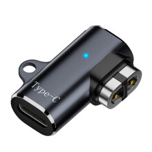 Usb C To Magnetic Adapter Charger Adapter for Aftershokz Headphones(side Bend)