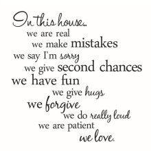 Removable Proverbs Wall Sticker Decor – Peel & Stick Mural for Bedroom, Home, or Room – Compatible with Smooth Surfaces