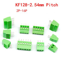 ST KF128 2,54 mm PCB Mini-skruvkopplingsblock för kablar KF128-2,54 2P3P4P5P6P7P8P9P10P12P16P Terminal - 5PIN