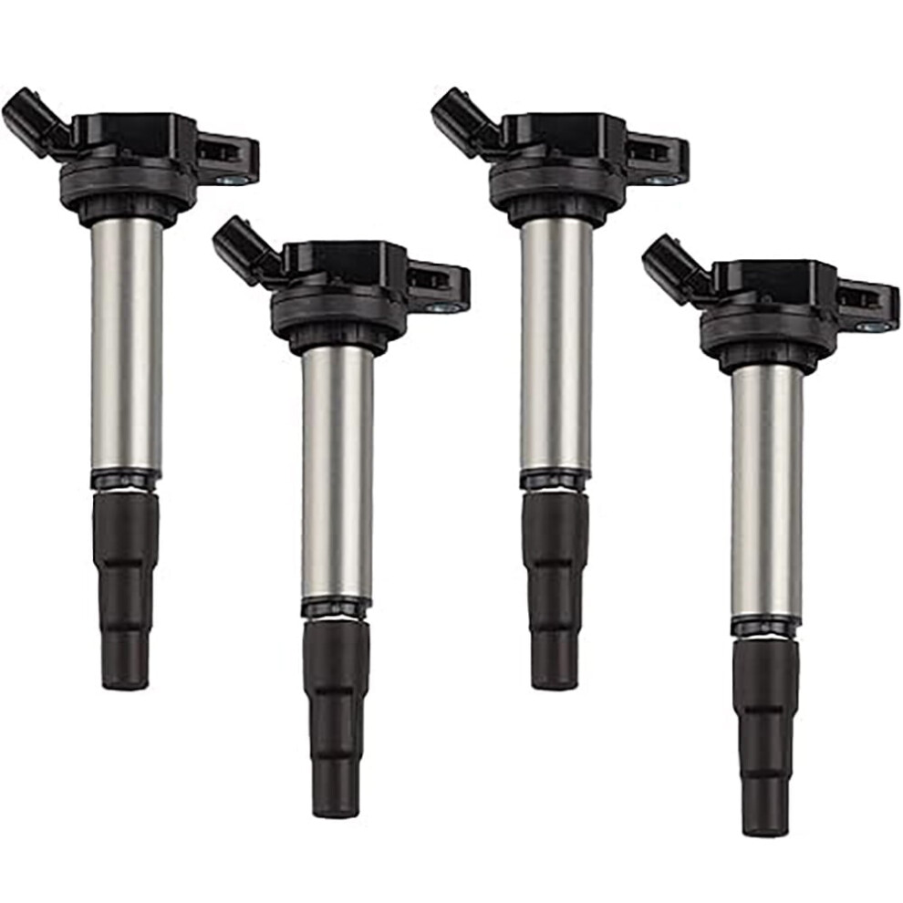 For 2009 - 2018 Toyota Corolla Ignition Coils 90919-02258 Oem Set Of 4 New Black 9165521927890