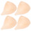 Swimsuit Cups Insert Bra Cups Inserts Polyester 4Pcs Natural Shape Women Beach 1