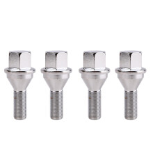 4pcs Car Silver Wheel Lug Bolts M12x1.25 for Jeep Cherokee 2014-2022 Dodge Dart
