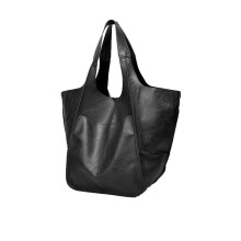 Übergroße Ledertasche, riesiges Fassungsvermögen, Arbeitstasche, Hobo-Tasche aus PU-Leder, Beuteltasche und Handtasche, große weiche