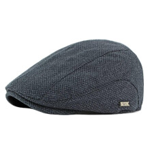 Pălărie de lână pentru bărbați, beretă britanică retro, căptușită cu fleece, caldă, Newsboy Cap, toamna și iarna
