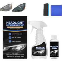 2026 New Q4 Headlight Restoration, Car Headlight Restoration Kit, Professional Lens Cleaner & Polish, Restore Headlamp Clarity