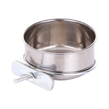 Stainless Steel Elevated Cat Bowl, Small Pet Food & Water Dish, Anti-Slip Dog Bowl Compatible with Cats & Small Dogs