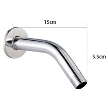 Stainless Steel Shower Head Extension Arm Wall Mounted Tube Rainfall Shower Head Arm For Bathroom Home Accessories