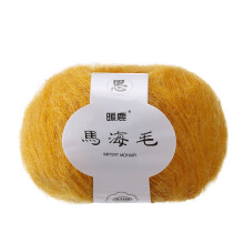 Hilo de mohair suave para tejer - 41 colores disponibles - Ovillo de 100 g - Hilo para ganchillo DIY para bufandas, chales y gorros - Lavable a mano