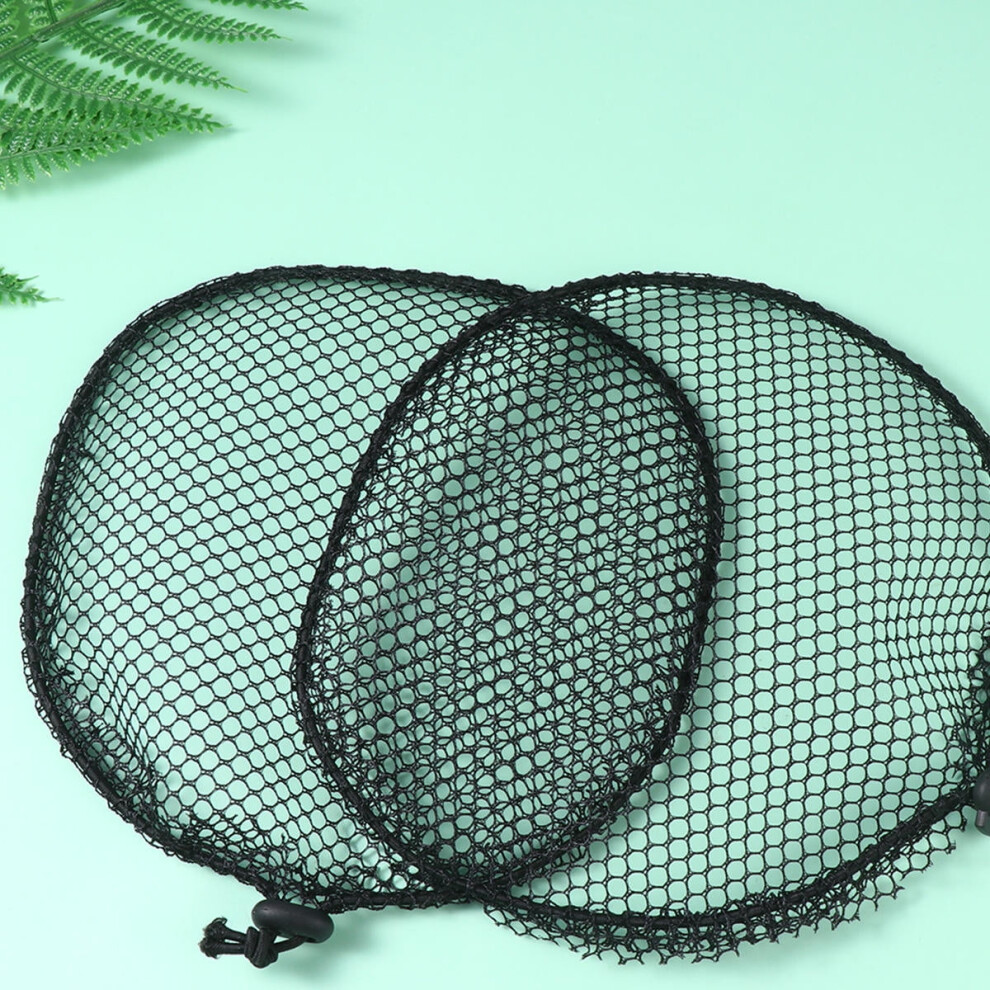 Unisex Black 6Pcs Elastic Wig Hair Net Breathable Mesh Comfortable Durable For Wig Making