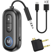 Bluetooth 5.3 Transmitter Receiver 2-in-1 Dual Pairing
