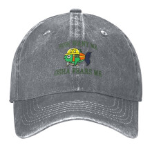 Șapcă de baseball cu bor curbat Fish Want Me OSHA Fears Me, stil vintage wash, reglabilă pentru tătic – Fabricată în SUA, șapcă unisex