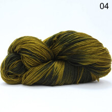 50g/Roll Medium Thick 4-strand Hand Woven Thread Multiple Color Yarn Segments Dyed Acrylic Wool for DIY Knitting Sweater Cushion
