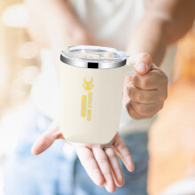 Mug isotherme à double paroi en acier inoxydable 304, tasse à eau avec poignée, grande capacité, idéale pour la maison ou le bureau.