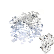 Silver Confetti, Glitter Throwable Table Scatter Foil Confetti for Wedding,Portable Party Foil Metallic Tool for Wedding,Party Decoration,0.22LB