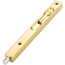 304 SS Flush Bolt Lock for Wooden French Doors, Lever Action, Green Bronze Finish, 8in/20cm, Compatible with Standard Strike Plates