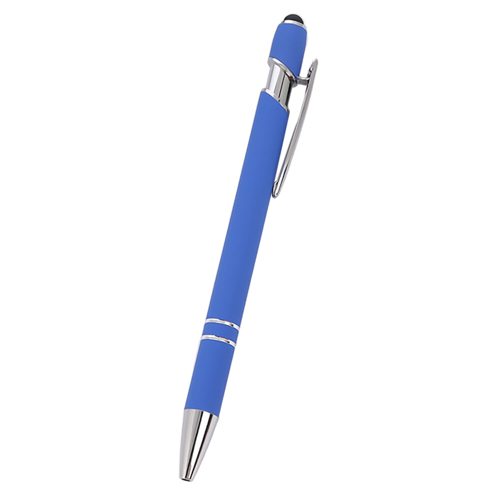 2-In-1 Retractable Stylus Ballpoint Pen, Soft Touch Metal Click Pen With Smartphone/Tablet Stylus Tip, Ink 1Ml, Compatible With Iphone & Black 9101399522874