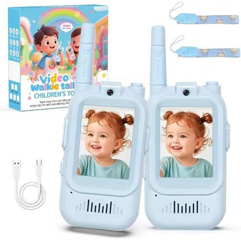 Kids' Video Walkie Talkies, Rechargeable, 2 Pack 9422877605552