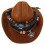 Καθρέφτης οπισθοπορείας Western Car Charm Multi1Pcs Αξεσουάρ αυτοκινήτου Καπέλο Cowboy 1