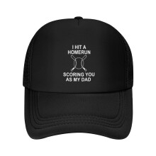 Șapcă de baseball I Hit A Homerun Scoring You As My Dad – Șapcă de camioner din plasă reglabilă și respirabilă pentru bărbați și femei,