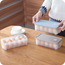 10-Grid Stackable Egg Holder Storage Box with Sealed Lid, Food-Grade, for Refrigerator Organization – Compatible with Standard Eggs