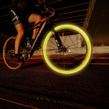 LED Bike Spoke Light S Type Tire Lamp 6 Color Night Ride Outdoor Cycling Battery Powered Multiple Modes Easy Install 4.92x1.38in Christmas Gifts Home