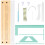 Bookbinding Easy Scrapbooking Tool Plastic Positioner Ruler for Efficient Production Convenient Binding Device for Handbook Cover Production 1