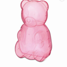 Boîte de rangement en forme d'ours, boîte décorative avec couvercle pour étagère, joli organisateur pour jouets et petits objets, accessoire