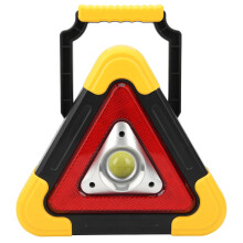 LED Car Warning Triangle Work Light Rechargeable