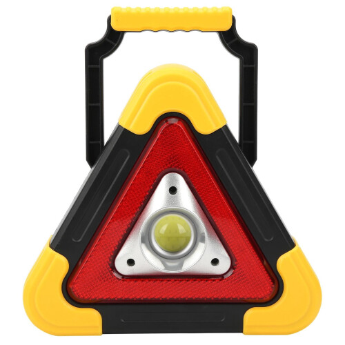 LED Car Warning Triangle Work Light Rechargeable