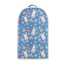 1Set Rabbit Easter Egg Pattern Design Food Processor Cover Durable for Friends Kitchen Home