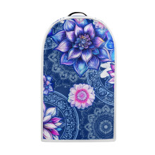 Food Processor Cover Foldable with Handle 15.94"H x 9.45"L x 7.28"W Multifunctional, Lavender Mandala Floral