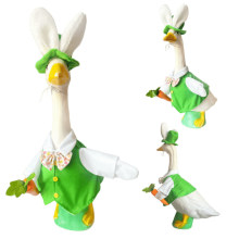 Goose Outfit for 23" Plastic Statue – Holiday Costume Compatible with Christmas, Halloween, Winter Decor