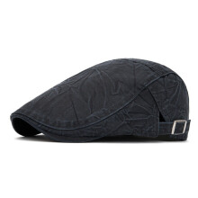 Men Women Cotton Newsboy Gatsby Flat Hat Duckbill Golf Driver Adjustable Peaked Cap