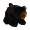 Plush Stuffed Bear Toy White Black 1 Piece 1