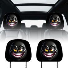 Cartoon Expression Theme Seat Headrest With Indoor And Comfortable Printing Design