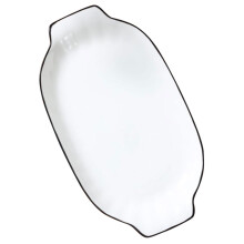 Ceramic Fish Tray Dinnerware Sets Large Serving Bowl Double Handle Sushi Plate For Kitchen Supplies