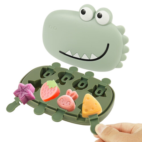 Silicone Ice Pop Mold Mini Cute Sturdy 6-Cavity