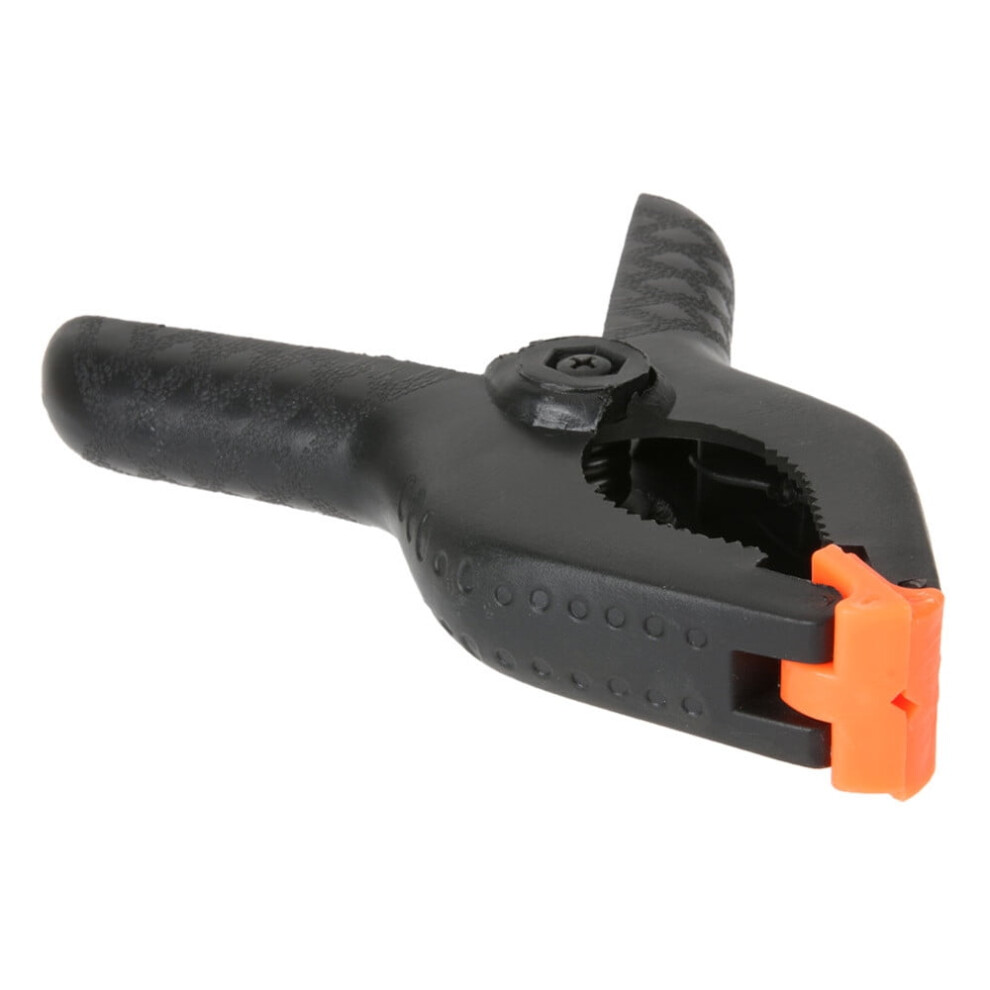 1Pc 4" Spring Clamps, Heavy-Duty Plastic Backdrop Clips For Crafts, Photography, Woodworking Â Black 9558830255233
