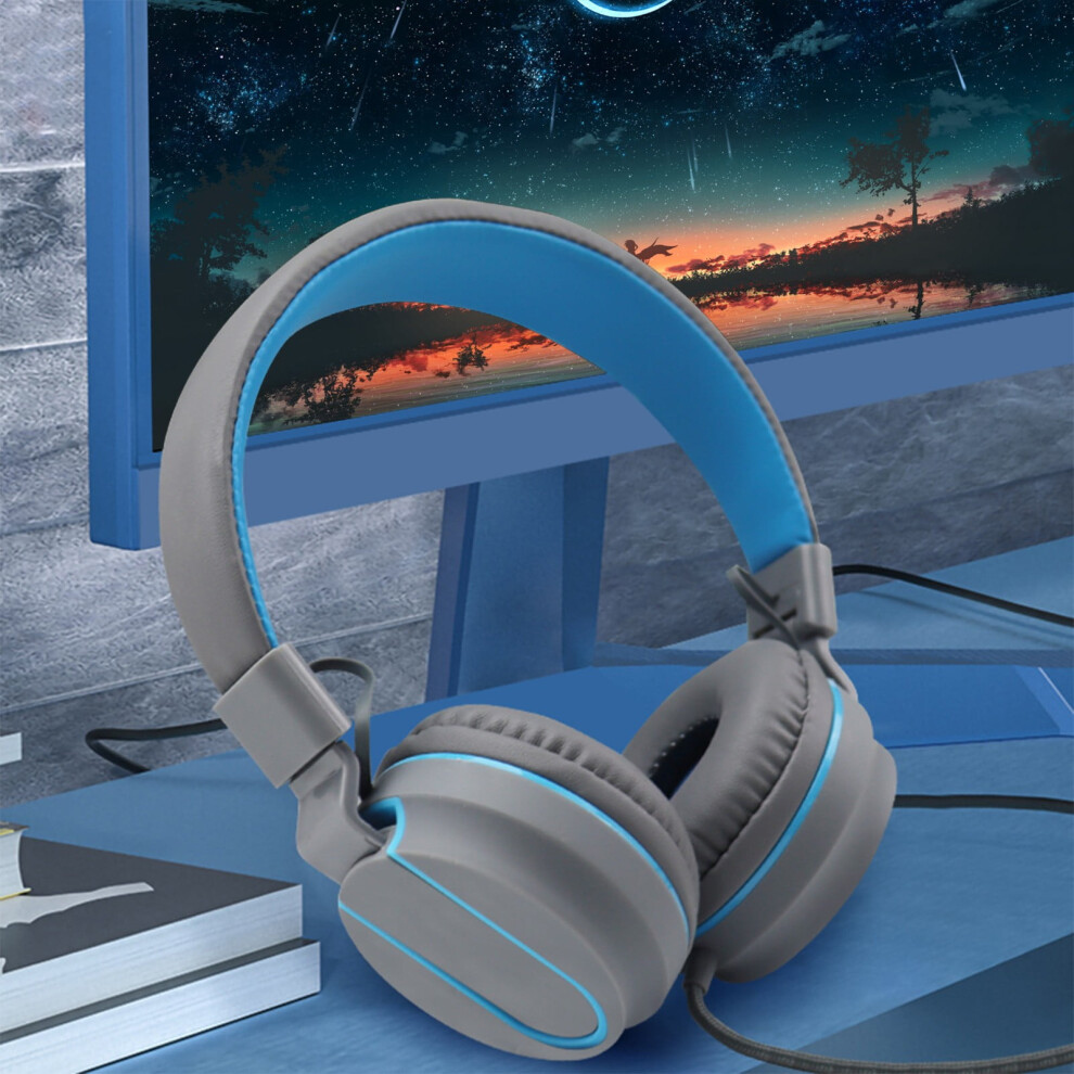 Wired Over-Ear Headphones With Mic, Noise Canceling, Lightweight Stereo Gaming Headset Â Compatible With Pc/Laptop 9362892477881
